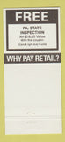 Matchbook Cover - Del Chevrolet Geo Paoli PA 30 Strike