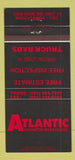 Matchbook Cover - Atlantic Radiator Warehouse Mississauga ON 30 Strike