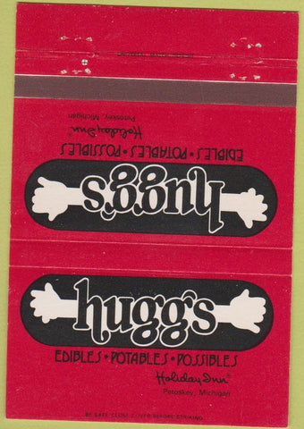 Matchbook Cover - Hugg's Holiday Inn Petoskey MI 40 Strike