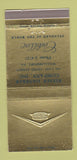 Matchbook Cover - Reeser Daneker Cadillac Williamsport PA 30 Strike