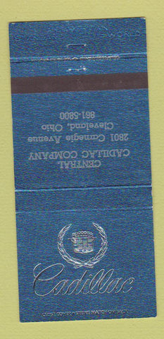 Matchbook Cover - Central Cadillac Cleveland OH 30 Strike