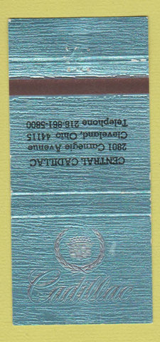Matchbook Cover - Central Cadillac Cleveland OH 30 Strike