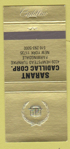 Matchbook Cover - Sarant Cadillac Farmingdale NY 30 Strike