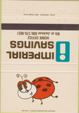 Matchbook Cover - Imperial Savings Amarillo TX 40 Strike