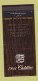 Matchbook Cover - 1968 Cadillac Atheron West Islip NY 30 Strike
