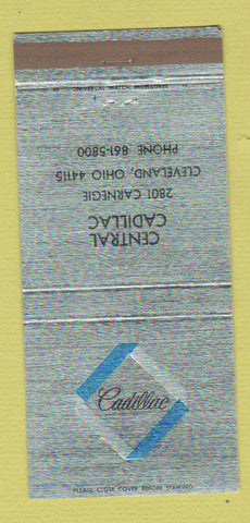 Matchbook Cover - Central Cadillac Cleveland OH 30 Strike