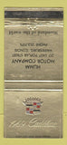 Matchbook Cover - 1969 Cadillac Humm Motors Harrisburg PA WEAR 30 Strike