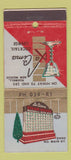 Matchbook Cover - La Cina Steak House Roswell NM 21 Strike Feature