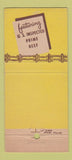Matchbook Cover - La Cina Steak House Roswell NM 21 Strike Feature