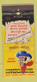 Matchbook Cover - Commerical Hotel Elko NV 30 Stick