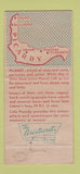 Matchbook Cover - Cafe Picardy Kansas City MO Hotel Muehlebach 30 Strike