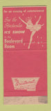 Matchbook Cover - Lakeside Green Stevens Hotel Chicago IL 30 Strike