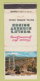 Matchbook Cover - Royal Gorge Colorado WEAR 30 Strike