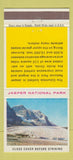 Matchbook Cover - Jasper National Park Canada AB 30 Strike