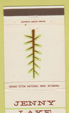 Matchbook Cover - Jenny Lake Lodge Grand Teton National Park WY 30 Strike