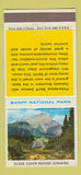 Matchbook Cover - Banff National Park AB Canada 30 Strike