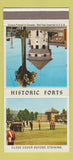 Matchbook Cover - Historic Forts Canada Langley BC Bastion 30 Strike