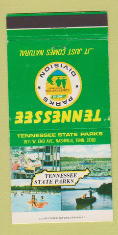 Matchbook Cover - Tennessee Parks Division Nashville TN 30 Strike