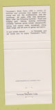 Matchbook Cover - Tennessee Parks Division Nashville TN 30 Strike