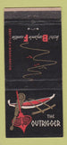Matchbook Cover - Hotel Benjamin Franklin Seattle WA Outrigger 21 Strike Feature