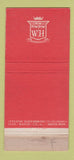 Matchbook Cover - Hotel Benjamin Franklin Seattle WA Outrigger 21 Strike Feature