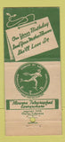 Matchbook Cover - Flowers by Dess Powers Des Moines IA 21 Strike Feature