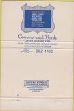 Matchbook Cover - Commerical Bank of Hollywood FL 40 Strike
