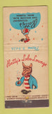 Matchbook Cover - Betty's Restaurant Miami FL WORN 21 Strike Feature