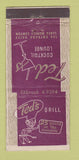 Matchbook Cover - Ted's Grill Santa Monica CA 21 Strike Feature