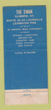 Matchbook Cover - The Swan Elsmere NY POOR 30 Stick