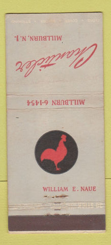 Matchbook Cover - Chanticler Millburn NJ 30 Stick