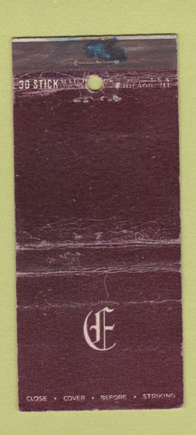 Matchbook Cover - East Town Bar Milwaukee WI WORN 30 Strike
