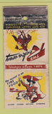 Matchbook Cover - The Rock A Way San Gabriel CA WORN 30 Stick