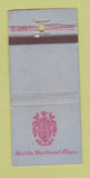 Matchbook Cover - Martha Weathered Shops Chicago Evanston IL WEAR 30 Stick