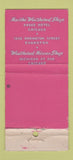 Matchbook Cover - Martha Weathered Shops Chicago Evanston IL WEAR 30 Stick
