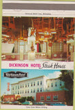 Matchbook Cover - Dickinson Hotel Iron Mountain MI WORN 40 Strike