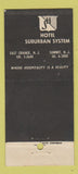 Matchbook Cover - Hotel Suburban East Orange NJ 30 Stick
