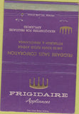 Matchbook Cover - Frigidaire Appliances Pittsburgh PA 40 Strike