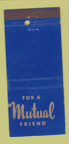 Matchbook Cover - Mutual Savings Pasadena CA MISCUT 21 Strike Feature