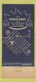 Matchbook Cover - Bunch Bros Auto Upholstery Modesto CA 21 Strike Feature
