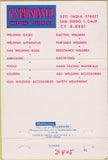 Matchbook Cover - Parsons Welding Supply San Diego CA 40 Strike