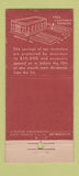 Matchbook Cover - 1st Federal Savings Loan Beverly Hills CA 21 Strike Feature