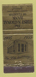 Matchbook Cover - First National Bank Blairton PA 1953 WEAR 21 Strike Feature