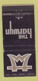 Matchbook Cover - The Harwyn Club New York City WEAR 30 Stick