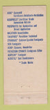 Matchbook Cover - American Cyanamid Chemical New York City 30 Stick
