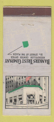 Matchbook Cover - Bankers Trust Company New York City 30 Stick