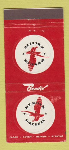Matchbook Cover - Bendix Pacific North Hollywood CA WEAR 30 Stick