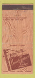 Matchbook Cover - Beverly Terrace Lodge Carmel CA WORN 30 Stick