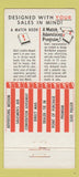 Matchbook Cover - Lion Match Company Frank Herodes San Francisco CA 30 Stick