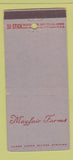 Matchbook Cover - Mayfair Farms West Orange NJ 30 Stick